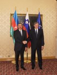 Azerbaijani President officially welcomed to Slovenia (PHOTO)