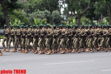 Rehearsals  underway for military parade in Baku - PHOTOSESSION