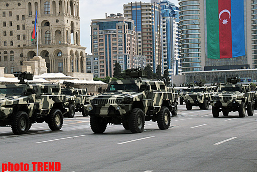 Rehearsals  underway for military parade in Baku - PHOTOSESSION