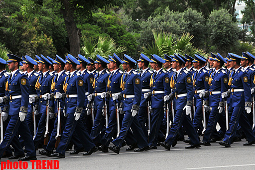 Rehearsals  underway for military parade in Baku - PHOTOSESSION