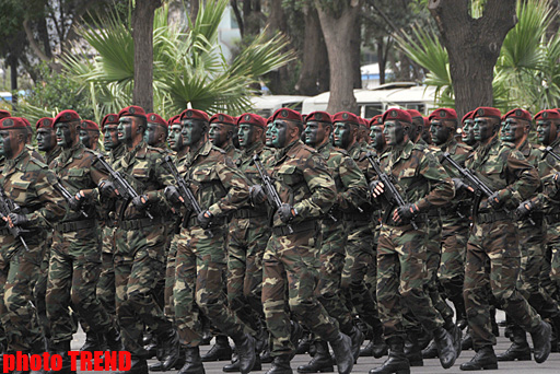Rehearsals  underway for military parade in Baku - PHOTOSESSION