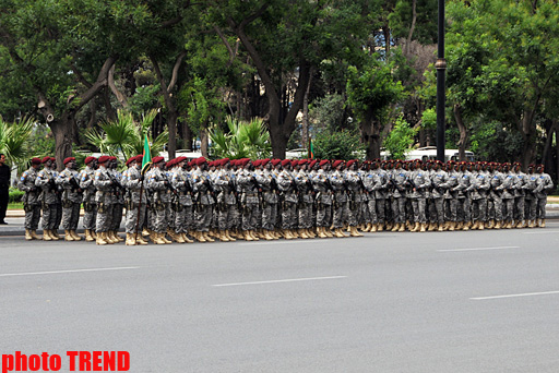 Rehearsals  underway for military parade in Baku - PHOTOSESSION