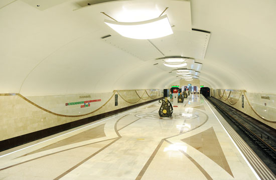 Azerbaijani President opens Darnagul station of Baku Metro (PHOTO)
