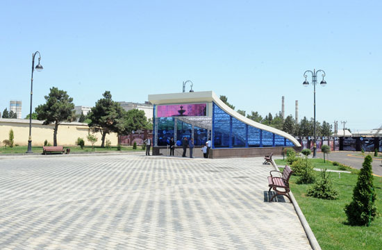 Azerbaijani President opens Darnagul station of Baku Metro (PHOTO)