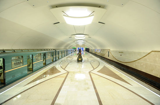 Azerbaijani President opens Darnagul station of Baku Metro (PHOTO)
