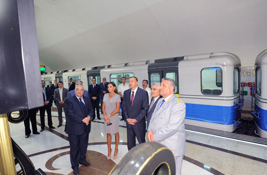 Azerbaijani President opens Darnagul station of Baku Metro (PHOTO)