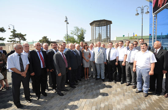 Azerbaijani President opens Darnagul station of Baku Metro (PHOTO)