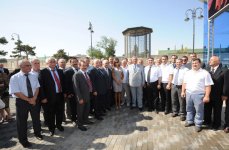 Azerbaijani President opens Darnagul station of Baku Metro (PHOTO)