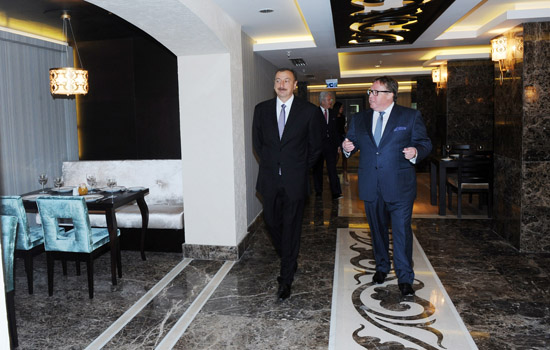Azerbaijani President opens Kempinski Hotel-Badamdar (PHOTO)