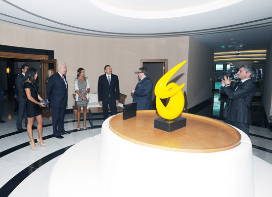 Azerbaijani President opens Kempinski Hotel-Badamdar (PHOTO)