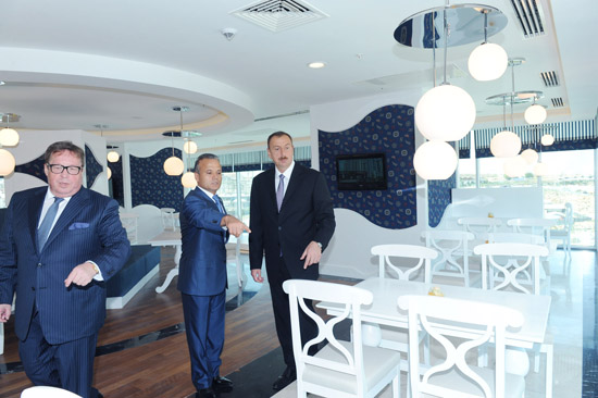 Azerbaijani President opens Kempinski Hotel-Badamdar (PHOTO)