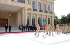 Polish President officially welcomed to Azerbaijan (PHOTO)