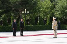 Polish President officially welcomed to Azerbaijan (PHOTO)