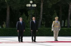 Polish President officially welcomed to Azerbaijan (PHOTO)
