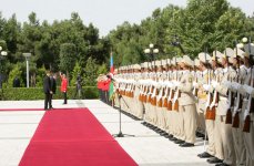 Polish President officially welcomed to Azerbaijan (PHOTO)