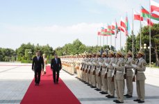 Polish President officially welcomed to Azerbaijan (PHOTO)