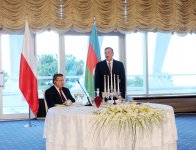 An official dinner hosted in honor of visiting Polish President (PHOTO)