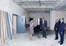 Azerbaijani President inspects repair and reconstruction work at schools in Baku (PHOTO)