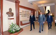 Azerbaijani President inaugurates Heydar Aliyev Center in Siyazan region
(UPDATE)(PHOTO)