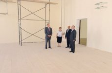 Azerbaijani President inspects reconstruction of school No160 in Baku (PHOTO)