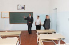 Azerbaijani President inspects reconstruction of two schools and kindergarten in Baku (PHOTO)