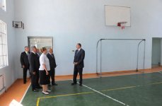 Azerbaijani President inspects reconstruction of two schools and kindergarten in Baku (PHOTO)