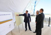 Azerbaijani President lays foundation stone of a unit at Shimal power station (PHOTO)