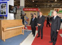 Azerbaijani President attends "Azerbaijan - 20 years of independence" exhibition (PHOTO)