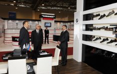 Azerbaijani President attends "Azerbaijan - 20 years of independence" exhibition (PHOTO)