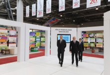 Azerbaijani President attends "Azerbaijan - 20 years of independence" exhibition (PHOTO)