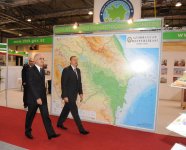 Azerbaijani President attends "Azerbaijan - 20 years of independence" exhibition (PHOTO)
