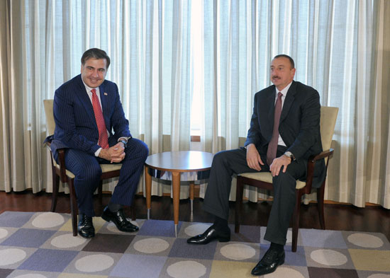 Azerbaijan, Georgia Presidents meet in Warsaw