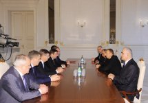 Azerbaijani President receives Russian Deputy Prime Minister, heads of North Caucasus republics (PHOTO)