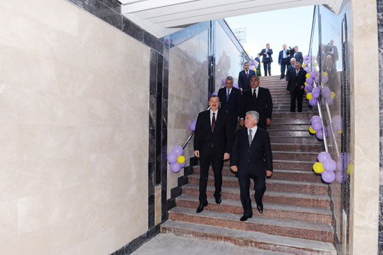 Azerbaijani President inaugurates pedestrian underpasses and interchange on Mardakan highway (UPDATE) (PHOTO)