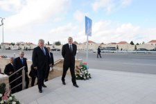 Azerbaijani President inaugurates pedestrian underpasses and interchange on Mardakan highway (UPDATE) (PHOTO)