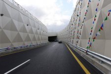 Azerbaijani President inaugurates pedestrian underpasses and interchange on Mardakan highway (UPDATE) (PHOTO)