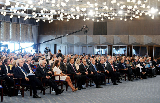 Azerbaijani president attends opening of International Forum in Baku (PHOTO)