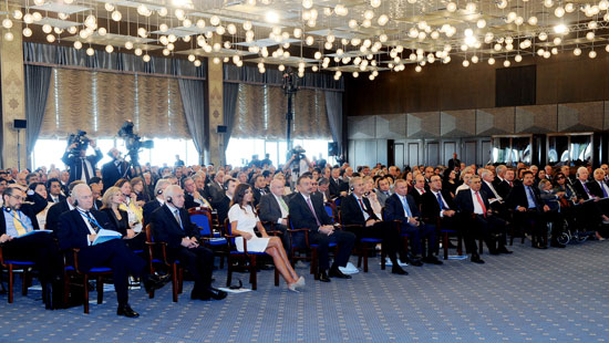 Azerbaijani president attends opening of International Forum in Baku (PHOTO)