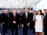 Azerbaijani president attends opening of International Forum in Baku (PHOTO)