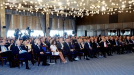Azerbaijani president attends opening of International Forum in Baku (PHOTO)
