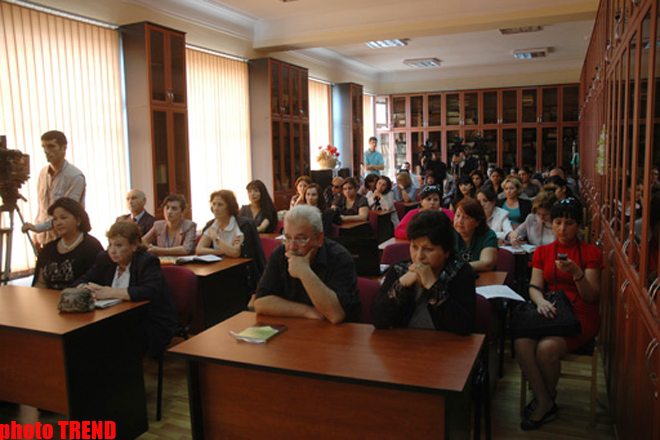 Azerbaijani outstanding scholar's scientific session held in Baku (PHOTO)