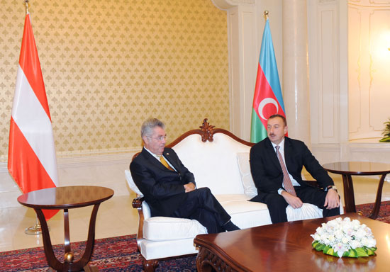 Presidents of Azerbaijan and Austria meet one-on-one (PHOTO)