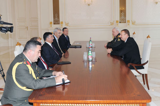 Azerbaijani President receives delegation led by Turkish defense minister