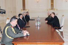 Azerbaijani President receives delegation led by Turkish defense minister