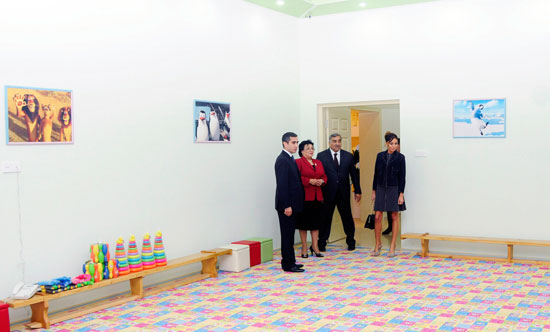 First Lady of Azerbaijan inaugurates schools in capital`s Khazar District (PHOTO)