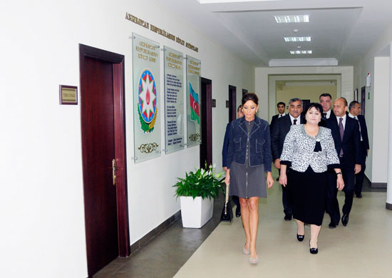 First Lady of Azerbaijan inaugurates schools in capital`s Khazar District (PHOTO)