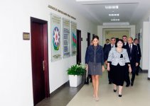 First Lady of Azerbaijan inaugurates schools in capital`s Khazar District (PHOTO)