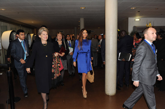 Azerbaijan's First Lady attends 36th meeting of UNESCO's General Conference (PHOTO)