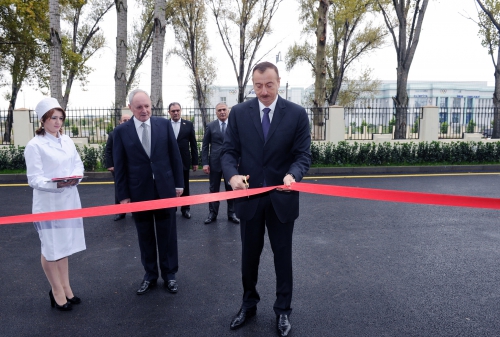 President Ilham Aliyev opens Agdash Central Hospital (PHOTO)