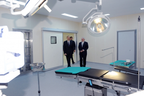 President Ilham Aliyev opens Agdash Central Hospital (PHOTO)